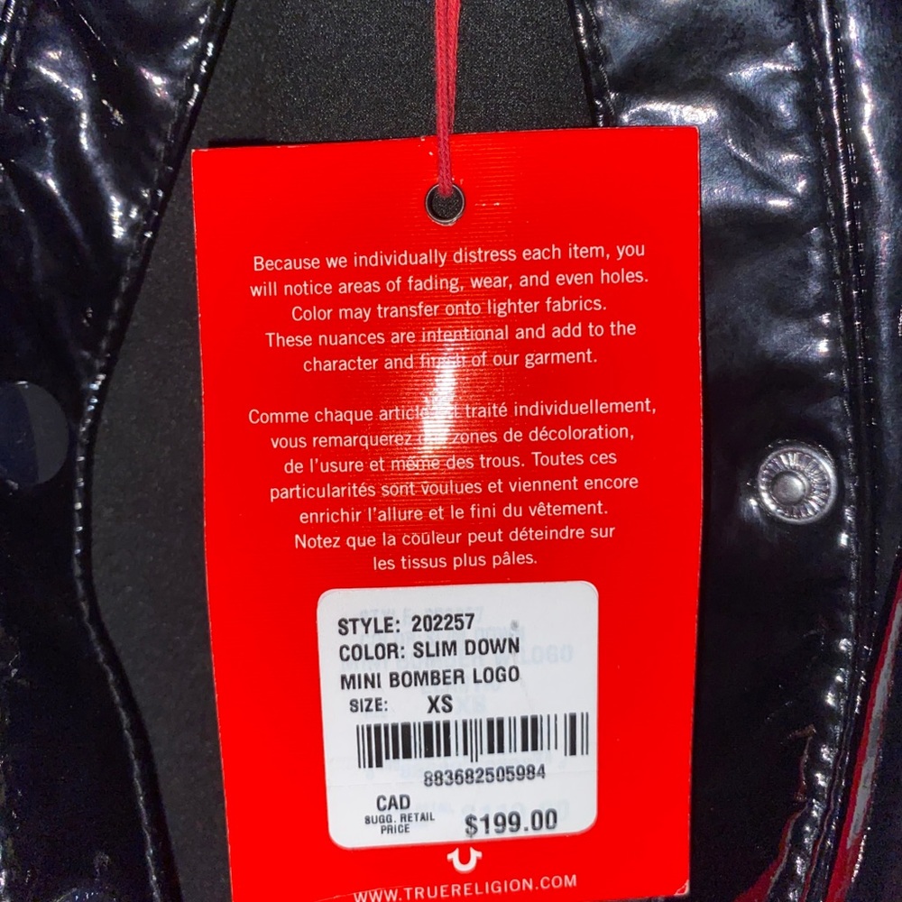 True Religion- Cropped Jacket XS